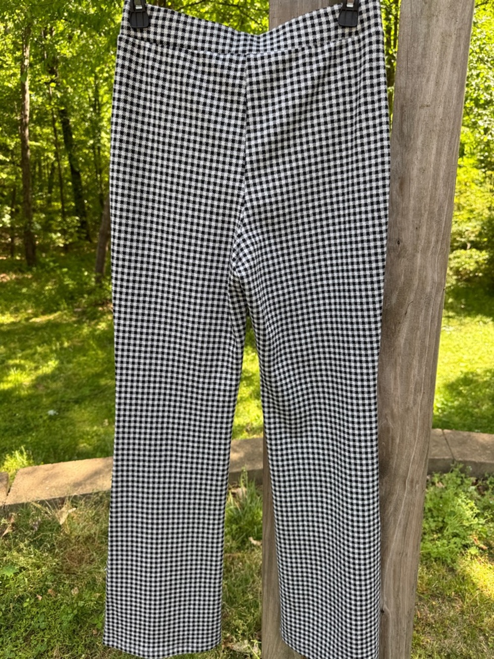 Sincerely Jules Black & White Gingham Pants - Picture 6 of 7
